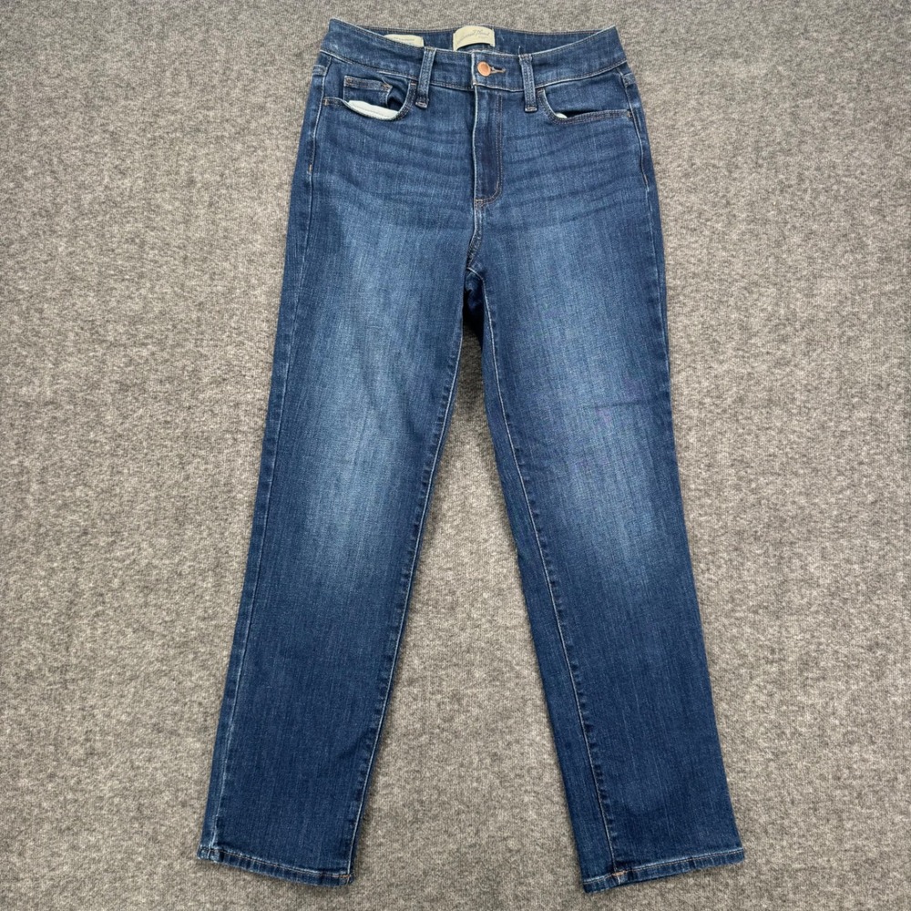 Universal Thread Womens High Rise Slim Straight Jeans Medium Wash Blue Size 4R